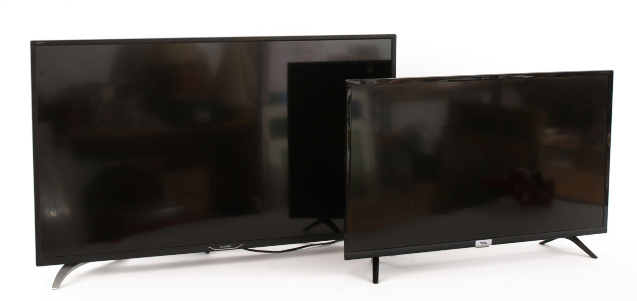 TV-apparater 2st, Sharp samt TCL