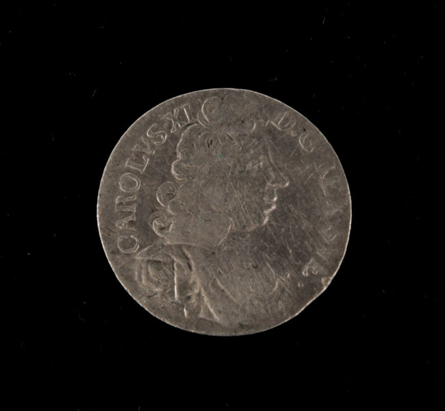 Silvermynt, 2 mark, Karl XI, 1696