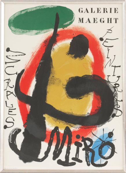 Utställningsaffisch, Miro, Galerie Maeght