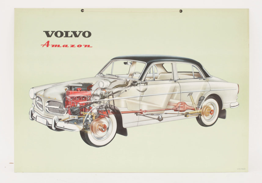 Plansch, Volvo Amazon, 1950/60-tal