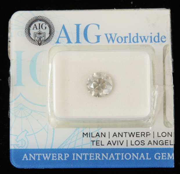 Briljantslipad diamant på 1.09ct