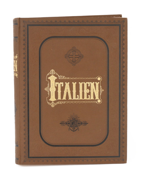 Bok, "Italien - en vandring från alperna till aetna", tryckt 1877