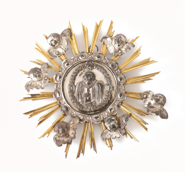 Dekor till monstrans, sterlingsilver, England, 17/1800-tal