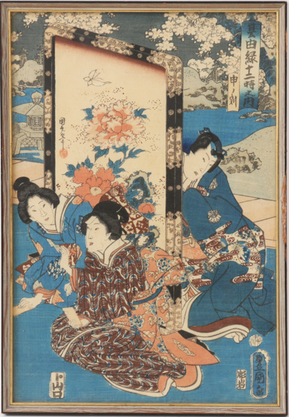 Träsnitt, Utagawa Kunisada