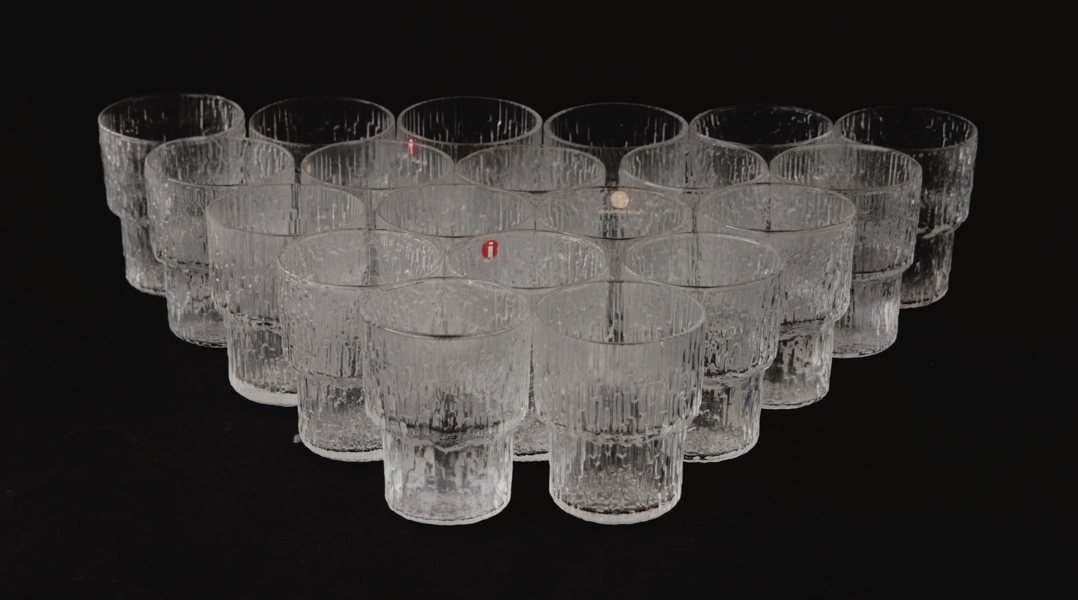 Snapsglas 20st, "Paadar", Tapio Wirkkala för Iittala