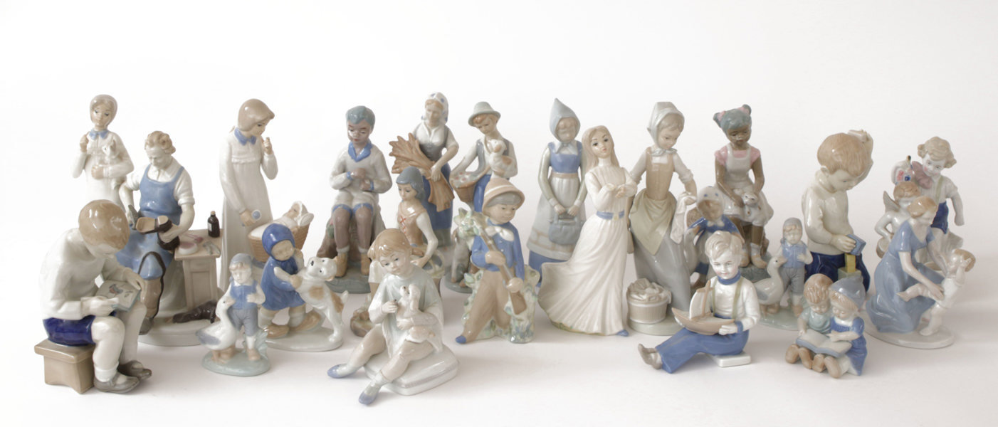 Parti figuriner, bl.a. Tyskland