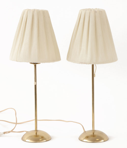 Bordslampor ett par, Gemi, 1900-talets andra hälft