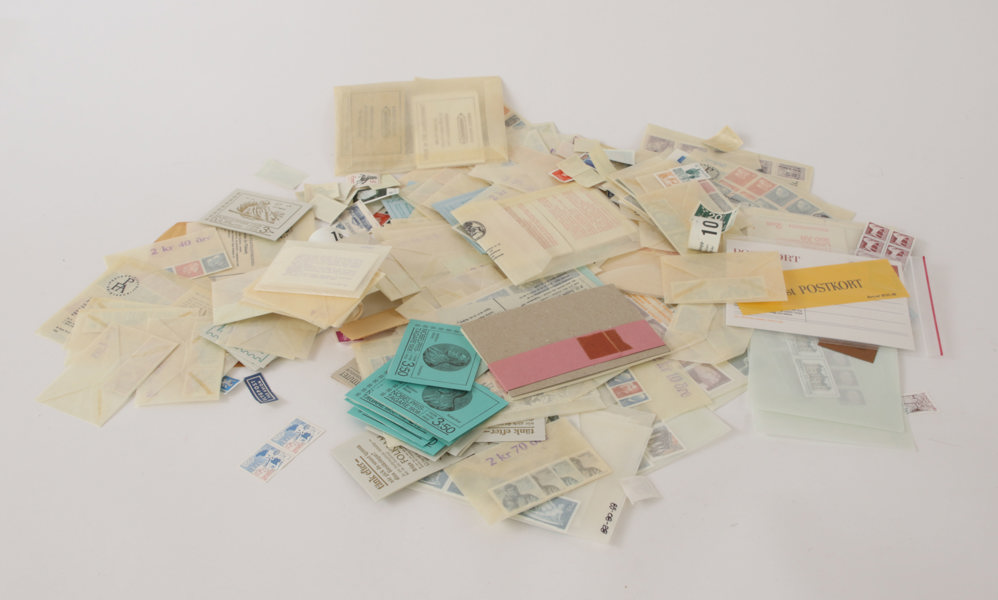 Parti postfriska frimärken, Sverige