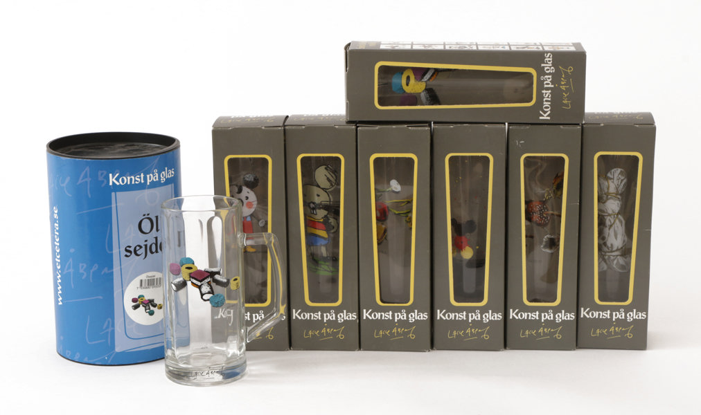 Glas 8 delar, Lasse Åberg