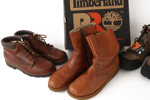 Skor 5 par, bl.a. Timberland, Camel Boots