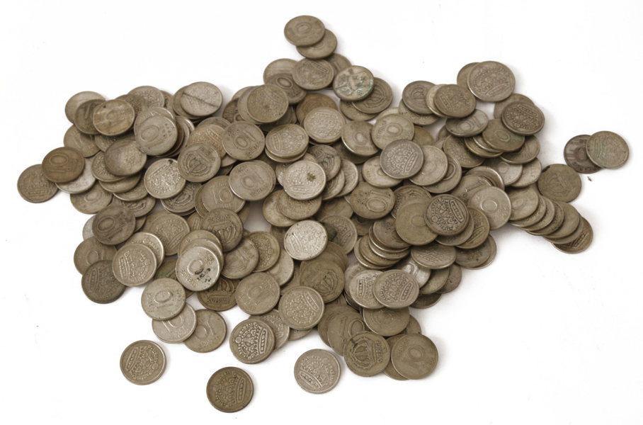 Parti svenska silvermynt