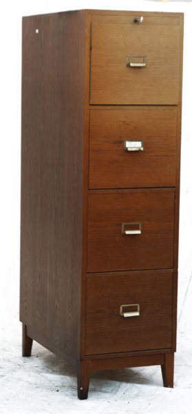 Arkivskåp, Säffle Möbelfabrik, daterat 1963