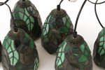 Fönsterlampor 6st, Tiffanystil, 1900-talets slut