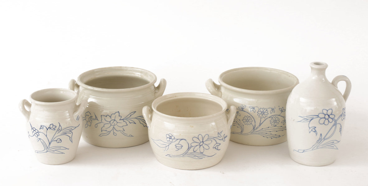 Stengods 5 delar, 1900-talets början