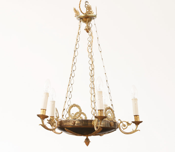 Ljusampel, empirestil, tidigt 1900-tal