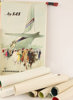 Parti affischer, rörande flygbolag, bl.a. SAS, Swissair