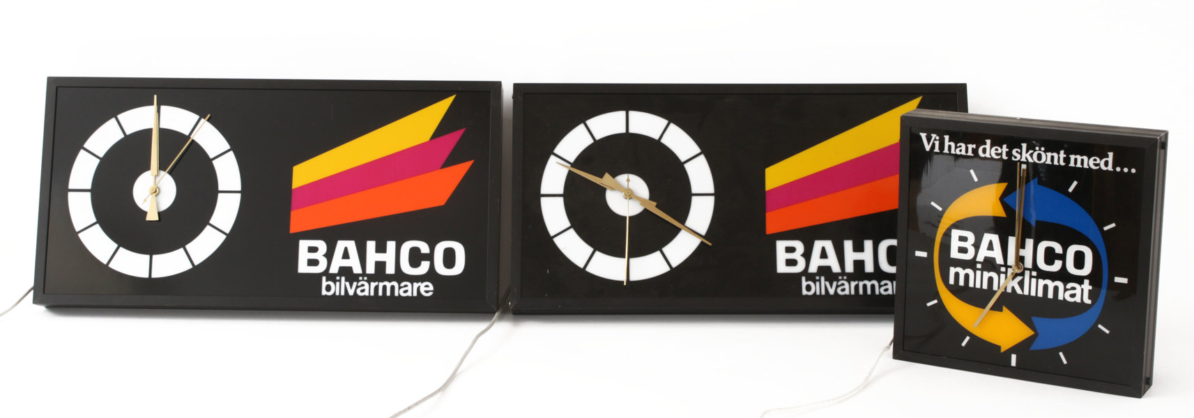 Reklamur med belysning 3st, Bahco