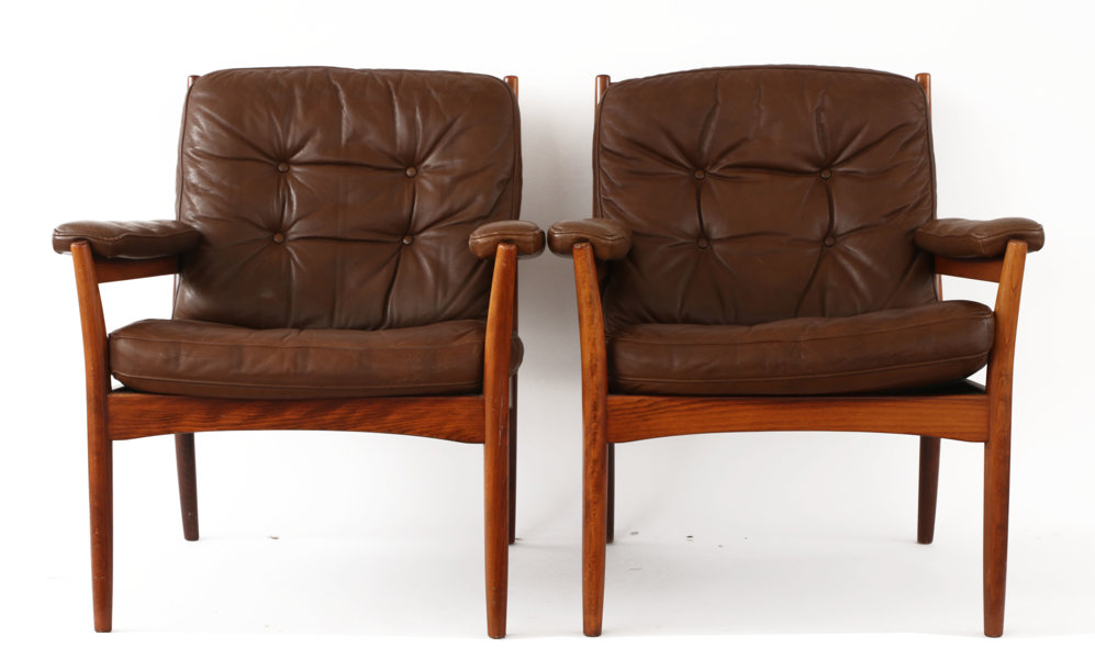 Fåtöljer ett par, Göte Möbler, 1900-talets andra hälft