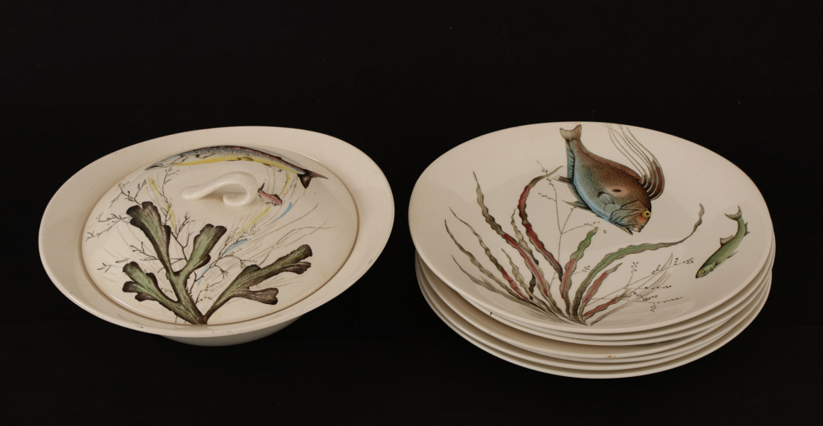 Matservisdelar, "Fish", Johnson Bros, England