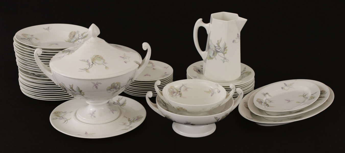 Matservisdelar, Rörstrand, 1900-talets början