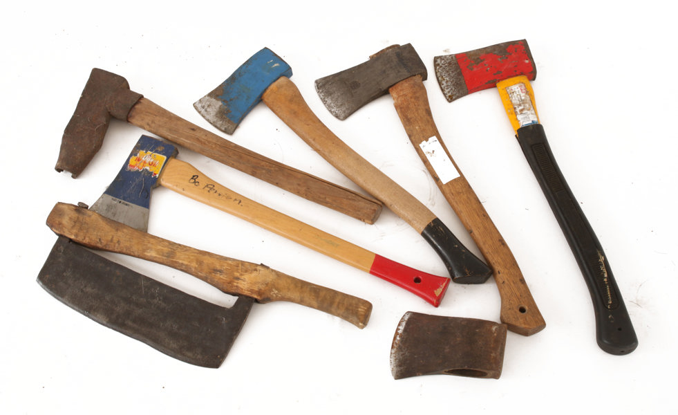 Yxor 7 delar, bl.a. Hultafors, Agdor