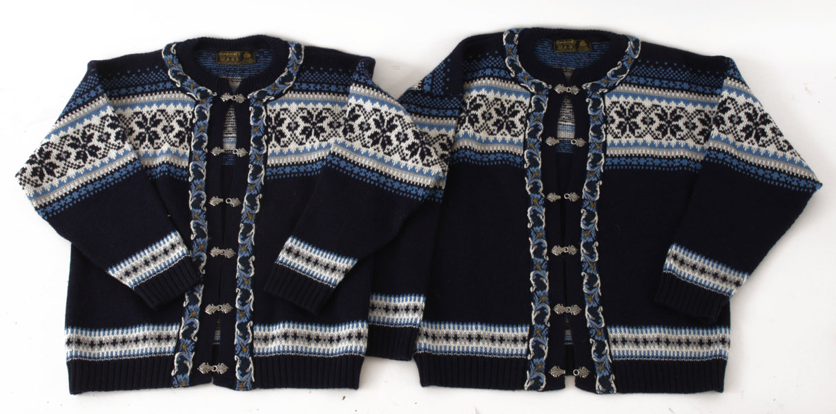 Stickade tröjor ett par, Nordstrikk, Norge