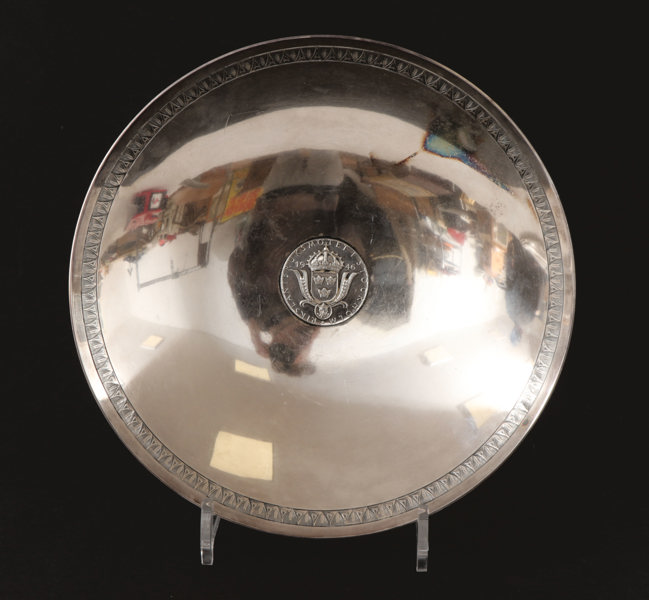 Skål på fot, sterlingsilver, Atelje Borgila, Stockholm, 1946