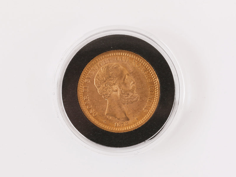 Guldmynt, 20kr, Sverige, Oscar II, 1878