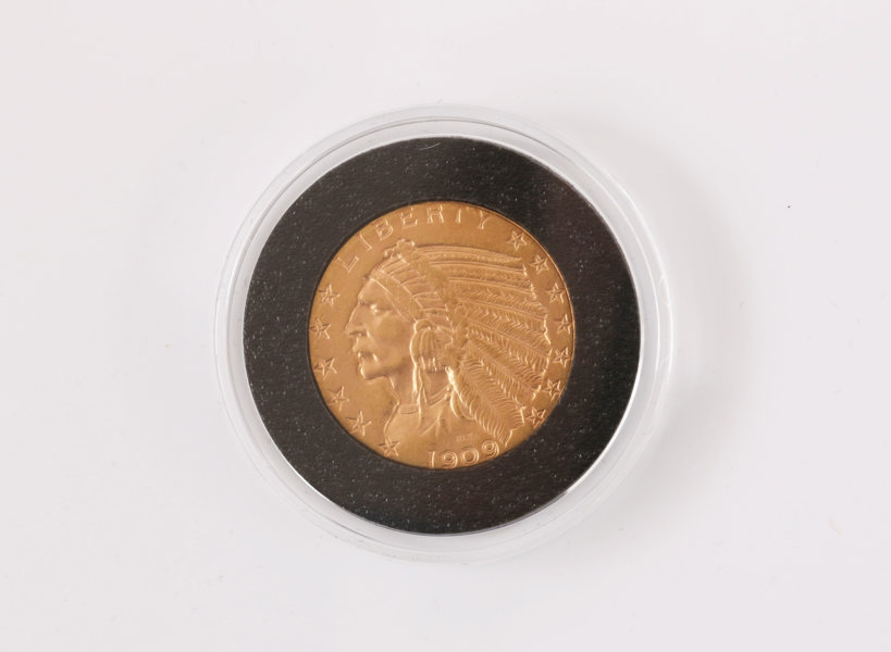 Guldmynt, 5 dollar, USA, 1909