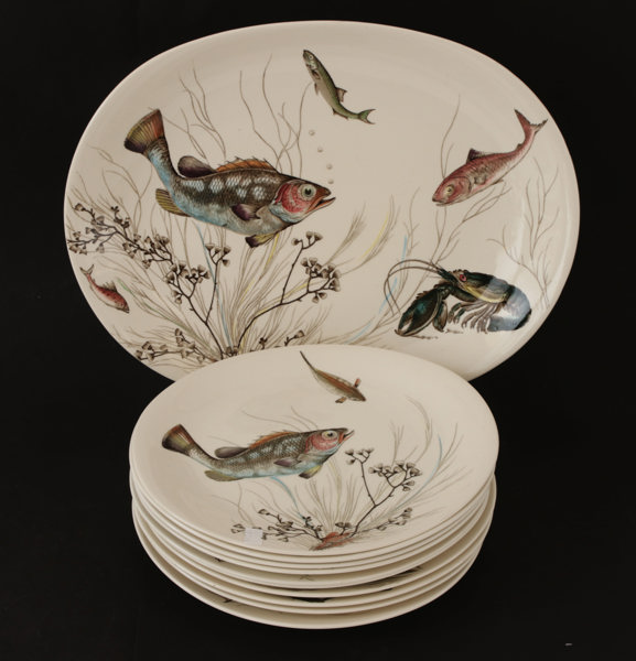 Matservisdelar 11st, "Fish", Johnson Bros, England