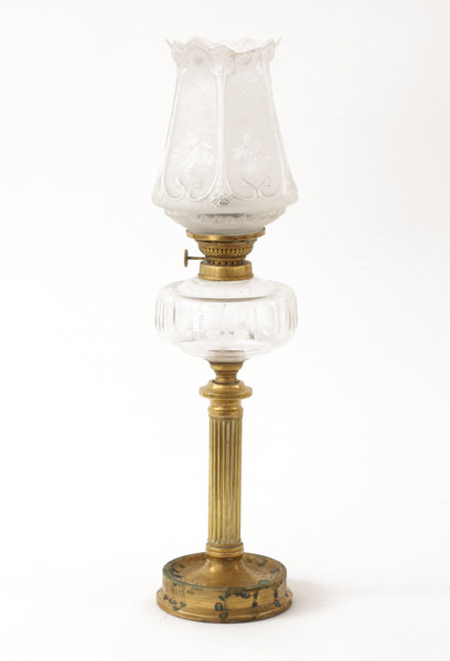 Bordsfotogenlampa, tidigt 1900-tal