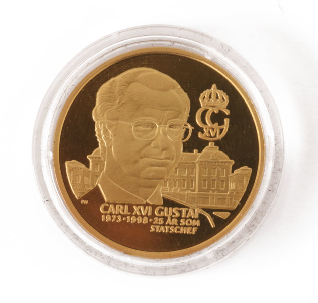 Guldmedalj i 18k, "Kungariket Sverige"