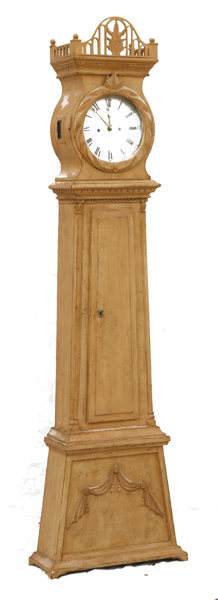 Golvur, gustavianskt, Danmark, urtavlan daterad 1865