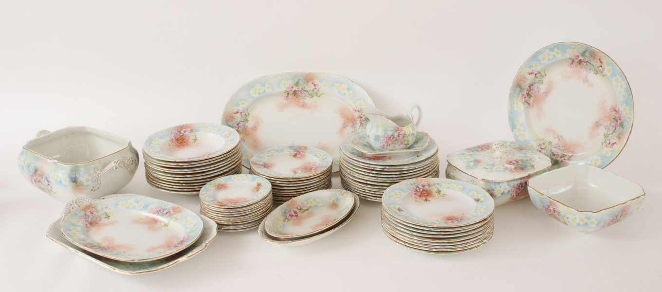 Matservis, Kuznetsov, Ryssland, tidigt 1900-tal