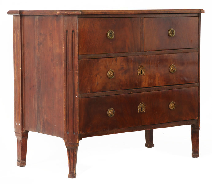 Byrå, sengustaviansk, 1800-talets början