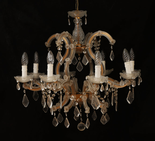 Ljuskrona, venetiansk stil, 1900-talets andra hälft