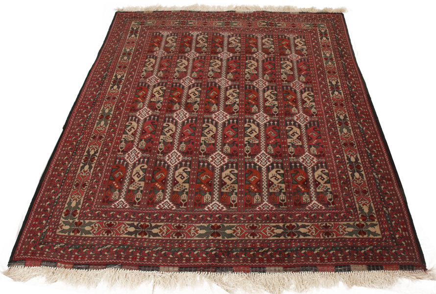 Handknuten matta, orientalisk