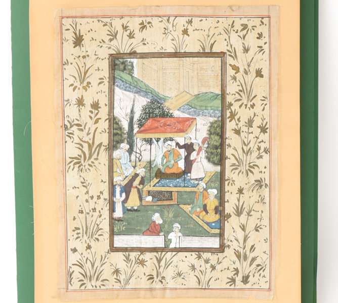 Målning på textil, Persien