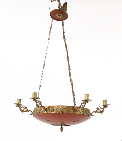 Ljusampel, senempire, 1800-tal