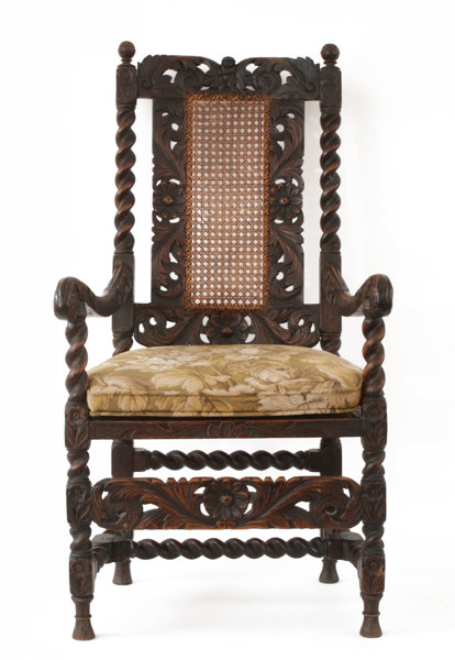 Karmstol, barock, 1700-tal