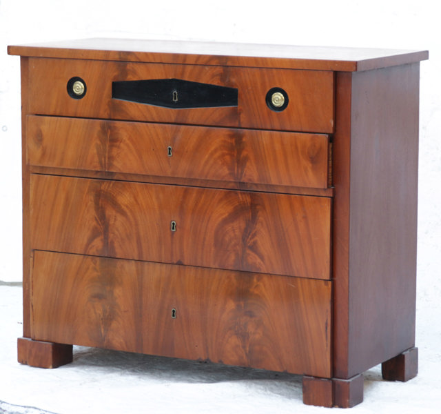 Byrå med skrivinredning, Karl Johan, 1800-tal