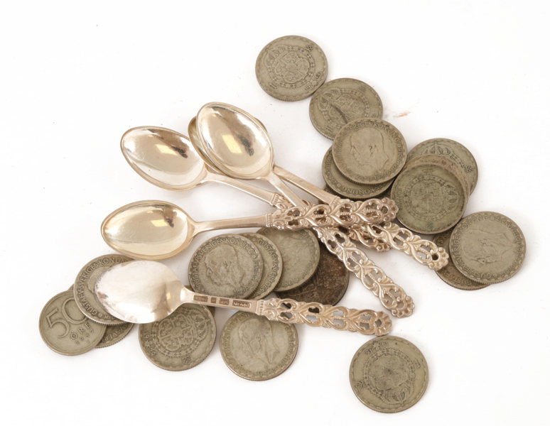 Parti silverföremål