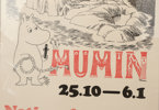 Utställningsaffisch, "Mumin", 1900-talets andra hälft