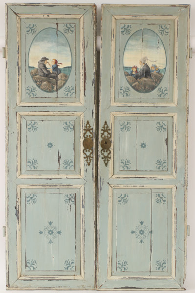 Skåpdörrar ett par, 1800-tal