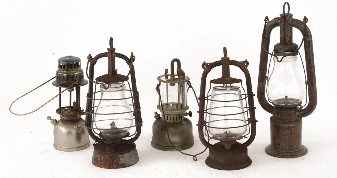 Stormlyktor 5st, bl.a. Primus, Optimus