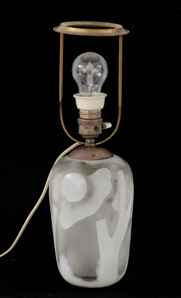 Bordslampa, omkring 1900-talets mitt