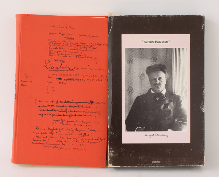 Bok, "Ockulta Dagboken", August Strindberg, tryck 1977