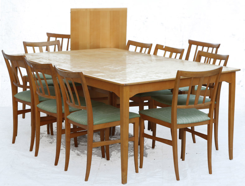 Matsalsmöblemang 11 delar, Carl Malmsten, 1900-talets andra hälft