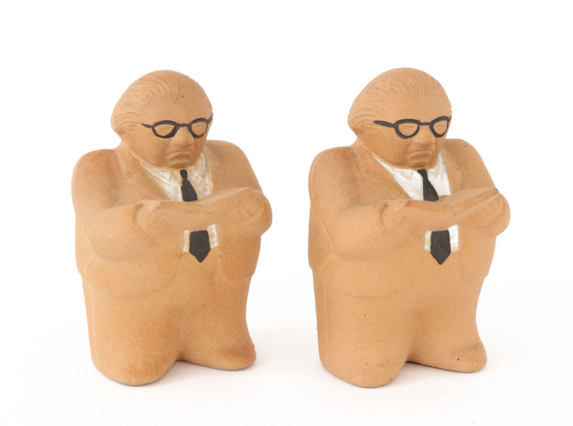 Sparbössor 2st, "Gunnar Sträng", Lisa Larsson för Gustavsberg