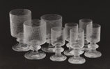 Glasservisdelar 8st, "Senator", Timo Sarpaneva för Iittala